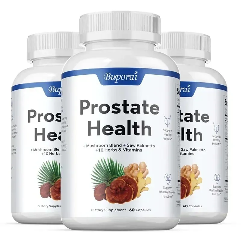 Prostate Health - Support Prostate and Heart Health Enhance Immunity Antioxidant Scavenger Free Radicals 120 Capsules