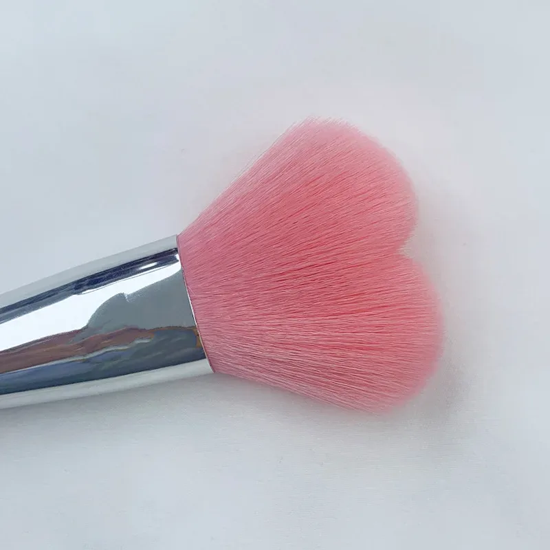 Makeup Brushes Blusher Brush Love Shape Loose Powder Brush Super Soft Fiber Wool Dot Blush Brush Cosmestic Beauty Make up Tools