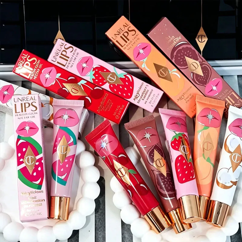 Luxury CT Multicolored Water Light Lip Gloss Lasting Hydrating Lip Balm Heart-shaped Tip Lip Brush&Jelly Lip Gloss Makeup Gift — image 4