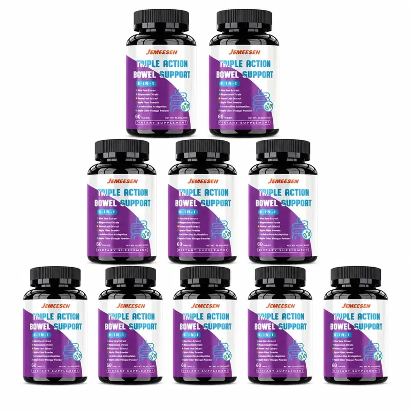 Dietary Supplements with Psyllium Husk Powder Magnesium Apple Cider Vinegar Powder Promote Gastrointestinal Health