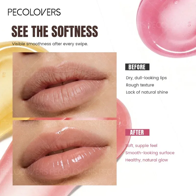 1PC Fruit Honey Pot Lipstick Can Moisturize Lips for A Long Time and Can Be Applied Repeatedly To Nourish Lips and Make Up Lips