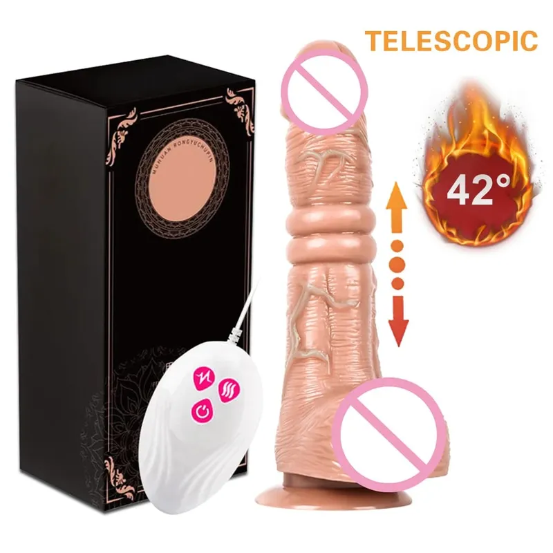 Thrusting Rotation Remote Control Dildo Vibrator Female Realistic Penis Gay Suction Cup Masturbator Couple For Women Sex Toys