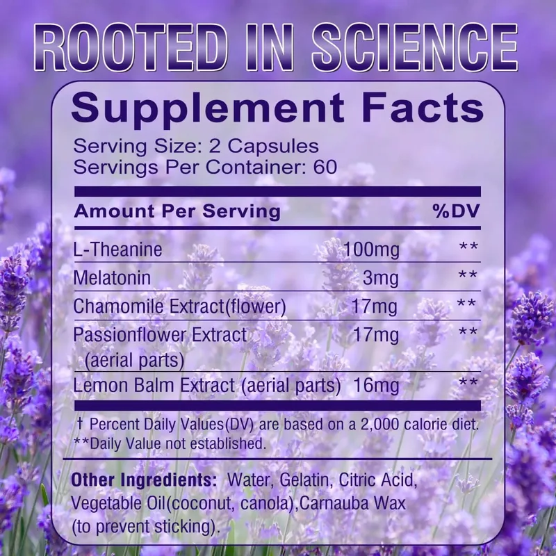 Sleep Supplements - Relieve Stress Improve Insomnia Improve Sleep Quality and Deep Sleep — image 2