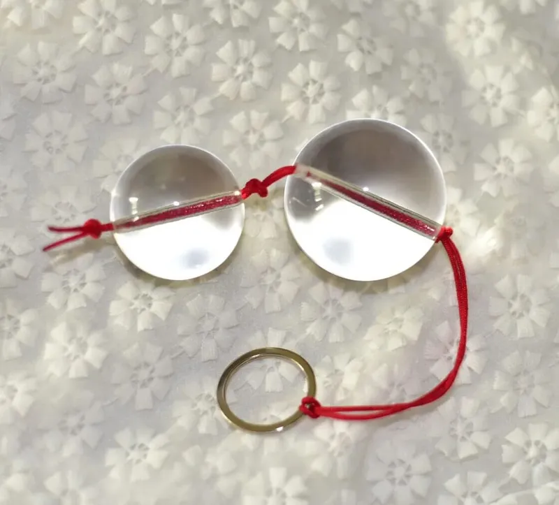 Big Crystal Glass Ball 40mm 50mm Anal Plug Beads Vagina Hand Training Vaginal Kegel Butt Plug Ball Sex Toys for Gay Women Men