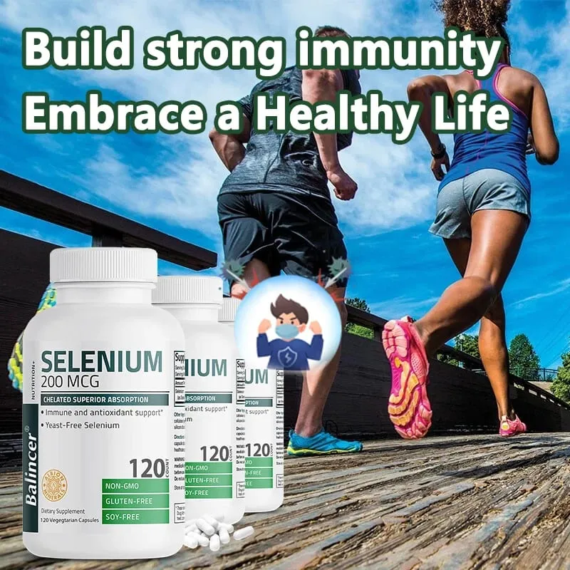 Selenium Capsules - Antioxidant Support Increases Energy Levels Boosts Metabolism Immune System Improves Brain Function — image 3