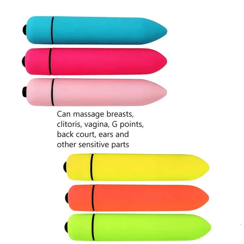 10 ความเร็ว MINI Bullet Vibrator การสั่นสะเทือน G Spot Clitoris Anal Stimulator ช่องคลอดนวดผู้ใหญ่เกม AV Stick เพศของเล่นสำหรับผู้หญิง