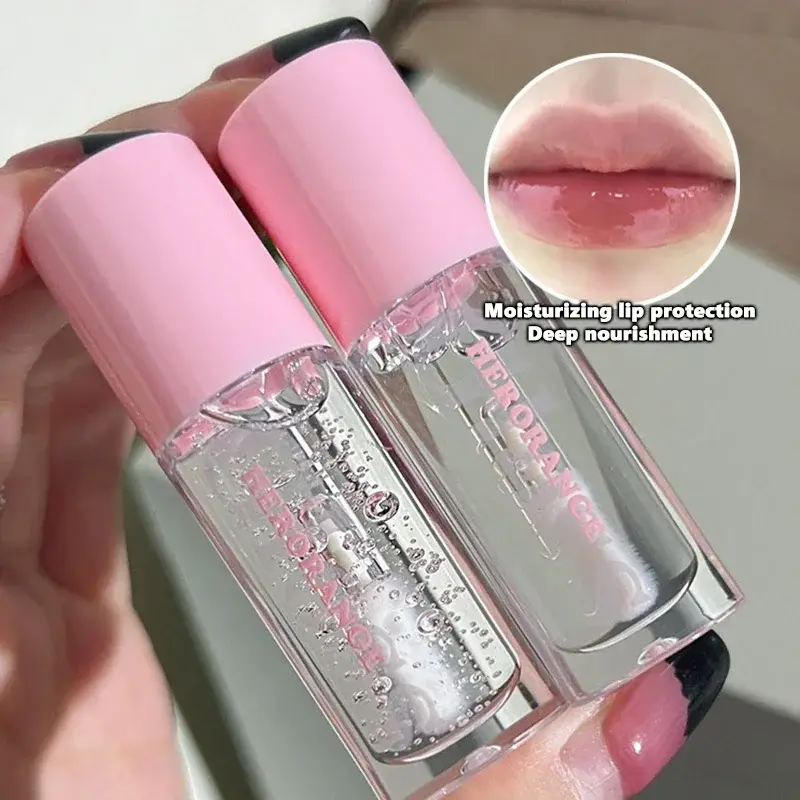 Water Light Lip Gloss Moisturizing Transparent Jelly Mirror Lip Glaze Crystal Clear Hydrating Lip Plumping Gloss Korean Makeup — image 2