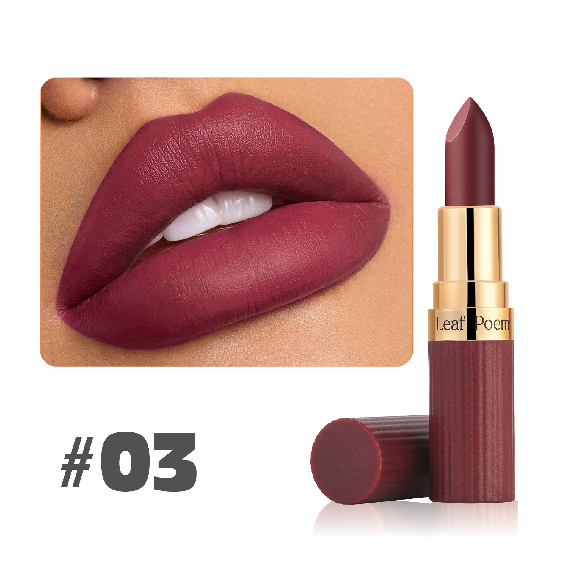 6 Color Matte Lipstick Velvet Dark Brown Lip Gloss Waterproof Lasting Pigments Makeup Nude Coffee Lip Stick Lips Makeup Cosmetic — image 10