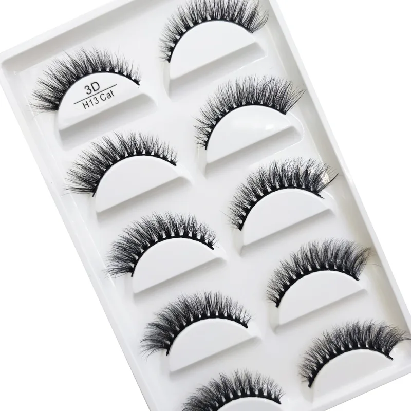 30 Style 5 Pairs Natural Eye Lashes Mink Lashes Handmade Fluffy Lashes 3D False Eyelashes Makeup Faux Cils Maquiagem Cilios — image 6