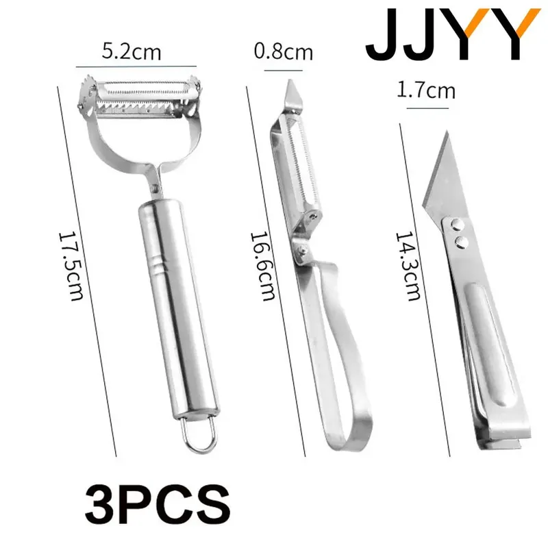 High quality stainless steel potato cucumber carrot grater kitchen multifunctional vegetable fruit peeler vegetable slicer — image 11