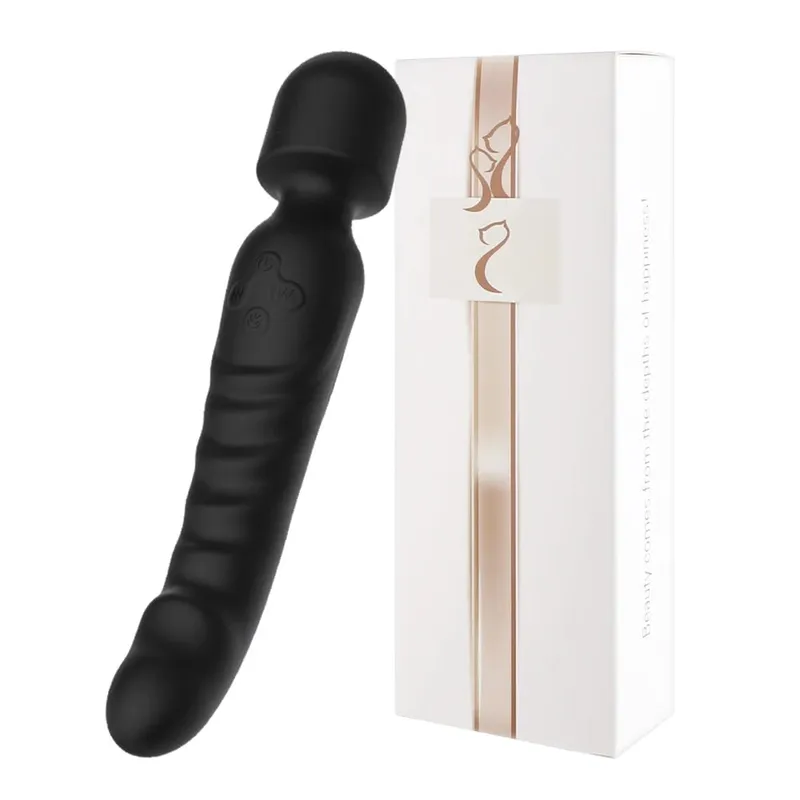 Powerful AV Vibrator Dildos Magic Wand for Women Clitoris Stimulator G Spot Vagina Massager Heating Adult Sex Toys for Female