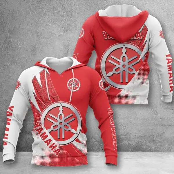 Felpa con cappuccio da uomo per moto Yamaha Pullover stampato in 3D Felpa street style di alta qualità Giacca a vento Abbigliamento sportivo