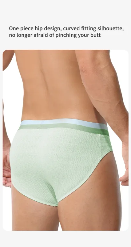 Men's briefs underwear cotton men's baby cotton pants head summer thin trend boys sports antibacterial shorts