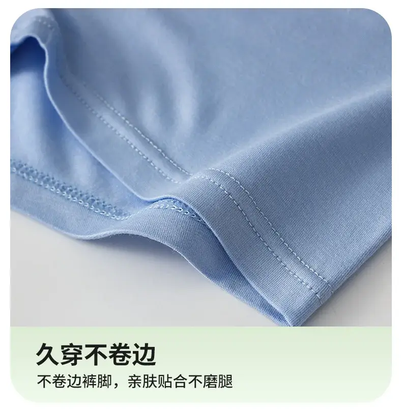 Boxer da uomo in fibra di bambù Custodia per mosche anteriore aperta Traspirante Rigonfiamento Biancheria intima Separata Custodia per bauli Doppia custodia Mutande