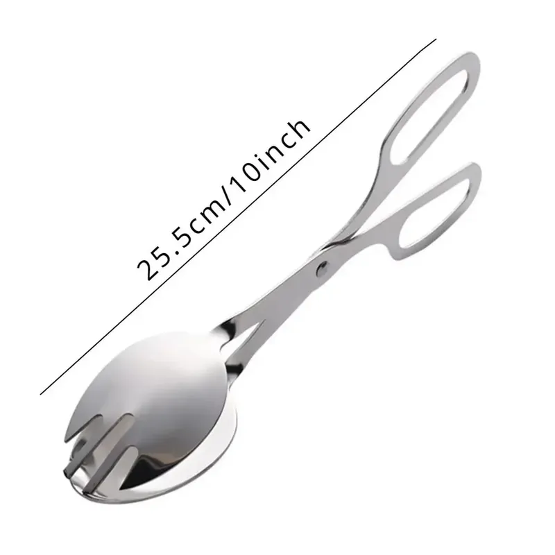 1PC Salad Dressing Food Clip Mini Cakes Bakery Supplies Heavy Duty Scissors Bread Tong Stainless Steel Steak Clamp