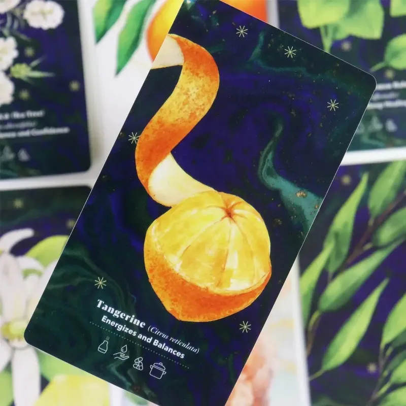 The Essential Oils Healing Deck 52 Cards 11*6cm To Enhance Body Mind & Spirit