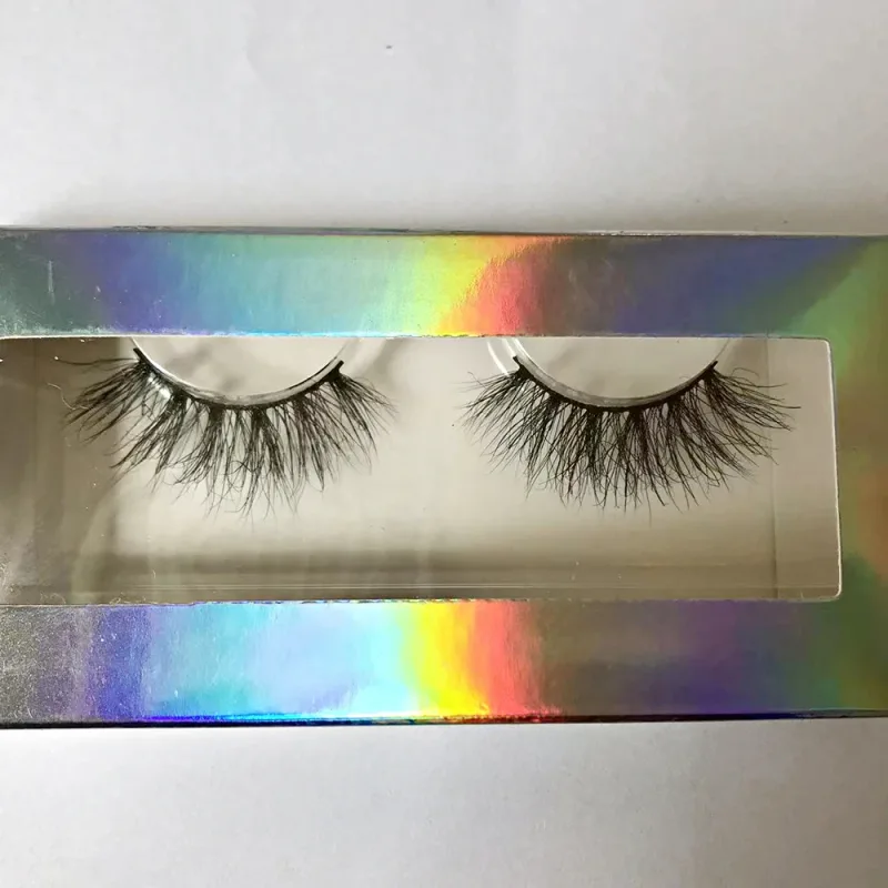 Dropshipping 10-15mm 3D Real Mink Handmade Crossing Lashes Individual Strip Thick Lash Fake Eyelashes with free paper boxes — image 13