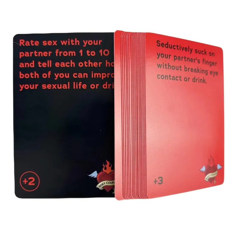 Risky Couples Super Fun Couples Game For Date Night Spicy Dares Questions For Your Partner Romantic Anniversary Card Game — image 5