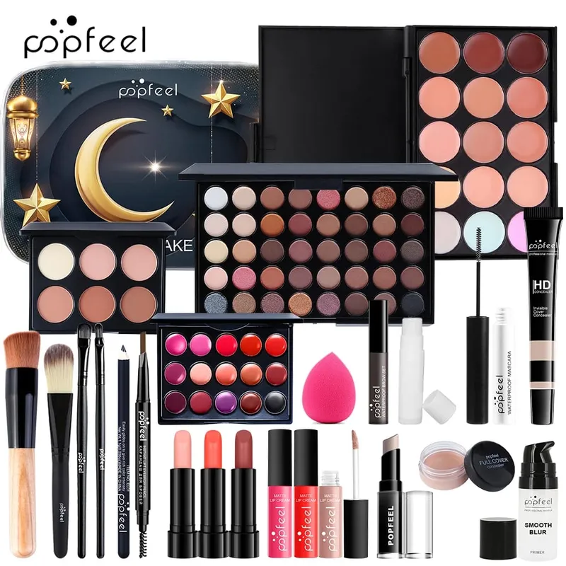 24-Piece Festival Makeup Set-Versatile Cosmetic Collection Perfect for Gifting to Moms Girlfriends and Girls.Daily Use — image 2