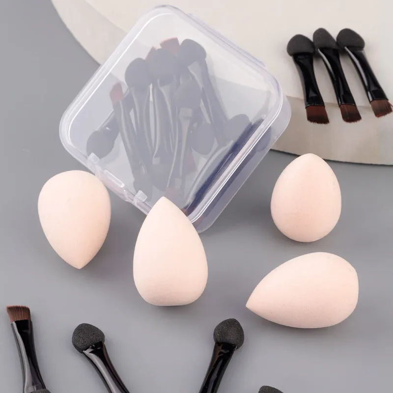 10 Pcs Small Makeup Brush Eyeshadow Applicator Double Sided Eyeshadow Brushes — image 7