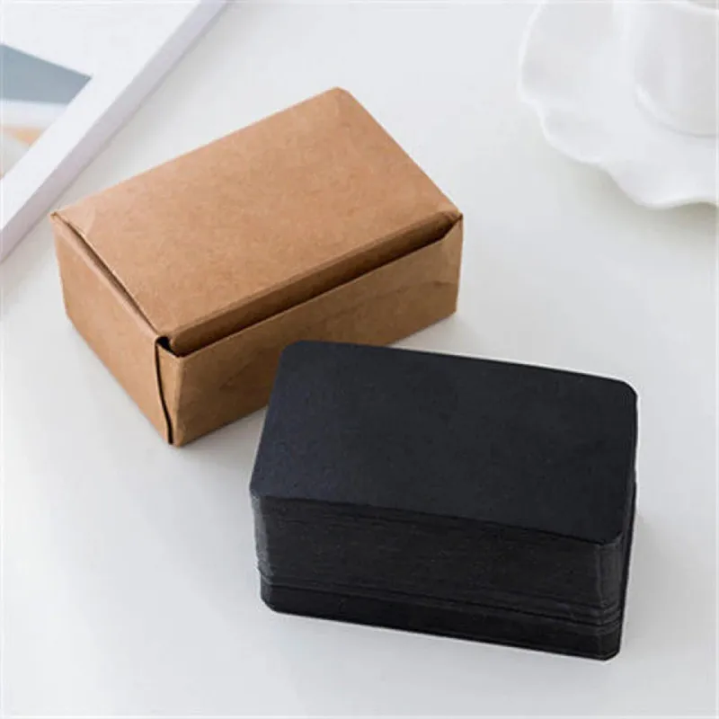 100Pcs 5.3*9cm Blank Card For Business Cards For Message And Book Name Blank Cards For Business Card Message Cards 300gsm — image 8