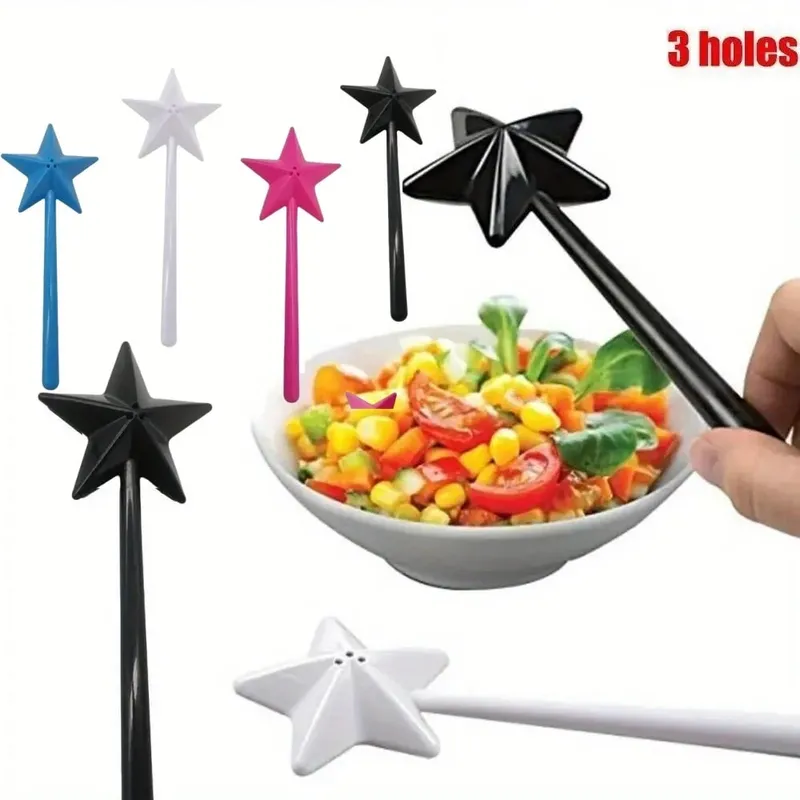 Refillable Magical Star Wand Portable Salt Pepper Spice Dispenser Shakers Set Kitchen Cooking BBQ Supplies Halloween Party Gifts — image 6