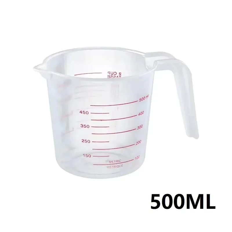 250/500/1000ML Easuring Cup Measuring Cups and Spoons Plastic Jug Digital Kitchen Scale Baking Tools Timer Accessories
