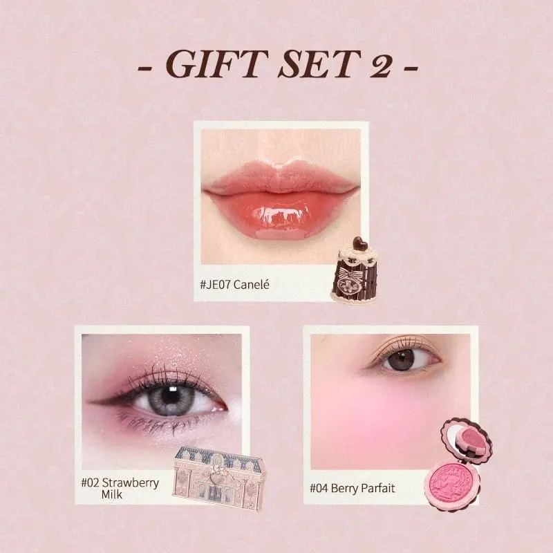 Flowerknows Makeup Gavesæt Little Angel Bunny Have Shell Smykker Lip Glaze Blusher Flower Know SWEETIE BEAR Blush Concealer