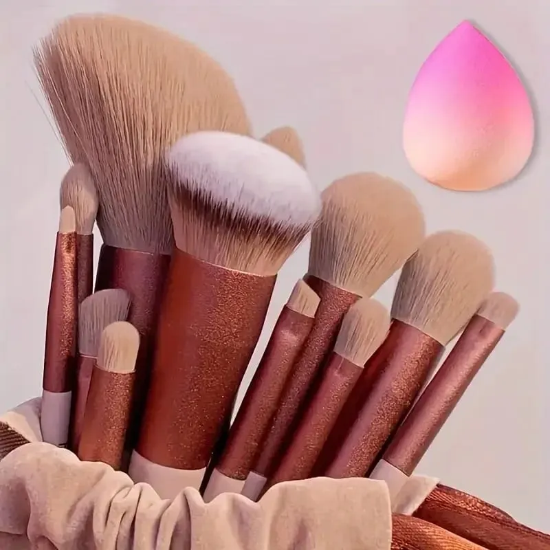 13PCS Makeup Brushes Set Soft Fluffy Eye Shadow Highlighter Concealer Brush Blush Loose Powder Brush Blending Women Beauty Tools — image 1