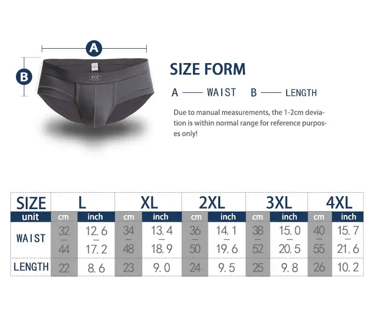 3PC Men's briefs U convex Modal briefs Men's sensible pouch sports wicking sweat breathable mid-waist shorts