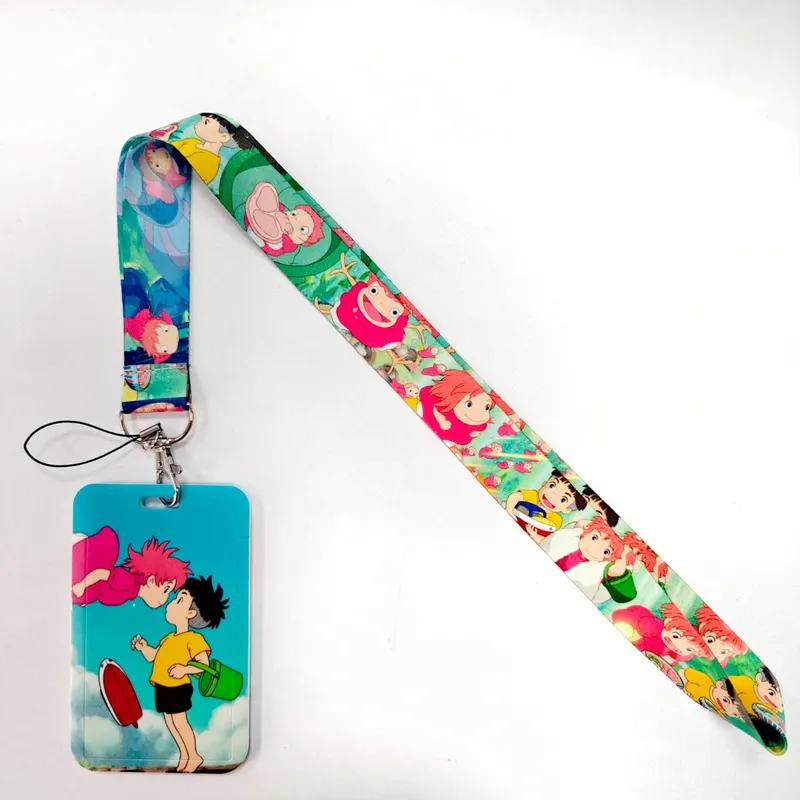 Anime Lanyards Keychain Animated Mobile Phone ID Card pass Hang Rope DIY Jewelry Accessories wholesale — image 6