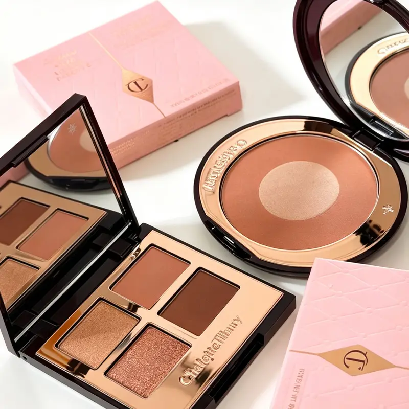 Charlotte Makeup Gift Powder Blusher&eyeshadow Palette Series Cosmetics Easy To Apply Lasting Coloring Natural Concealer Tilbury — image 2
