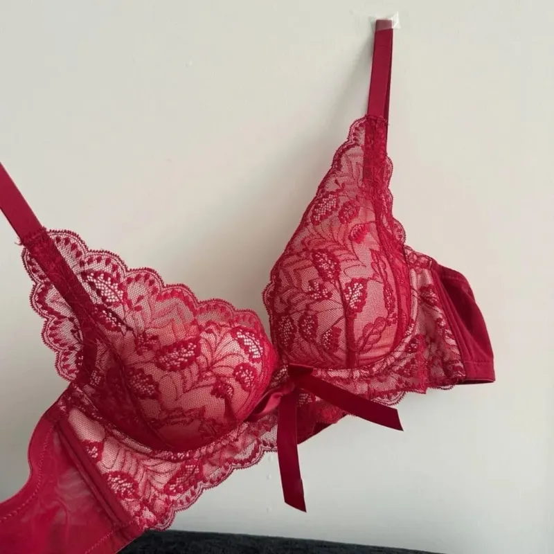 Žhavá novinka Bezdrátová podprsenka Push Up Set Dámské Malé poprsí Shromážděte Side Support Proti povisnutí Sexy měkké spodní prádlo na denní nošení 32‑38ABC — image 15