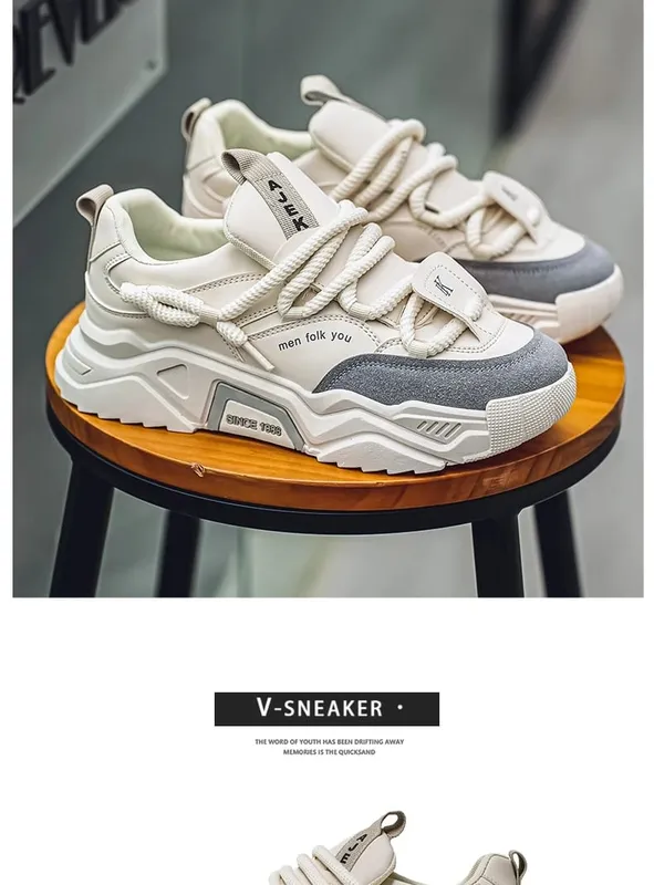 New Men's Casual Sneakers 2025 Spring Fashion Versatile Low-Top Skateboard Shoes for Men Suitable for Outdoor Sports — image 10