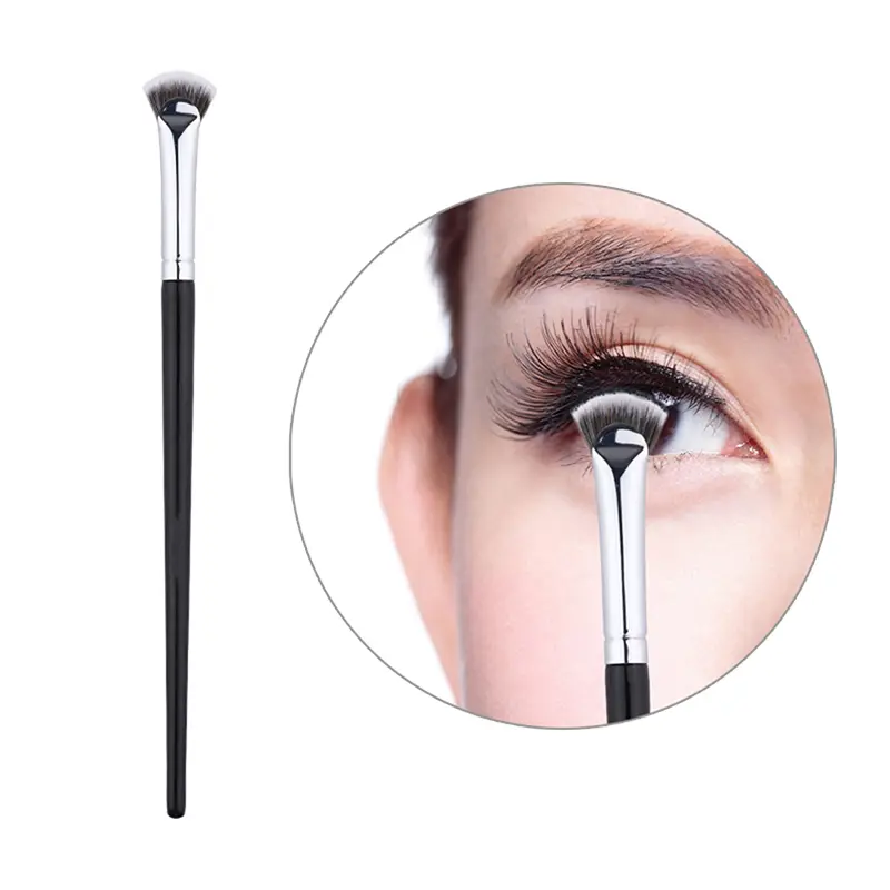 Z. 1 PC Vifteformet øjenvippebørste Blød, der ikke falder Professionelle øjenvippe makeup børster Mascara Highlighter Powder Smudge Tool — image 1