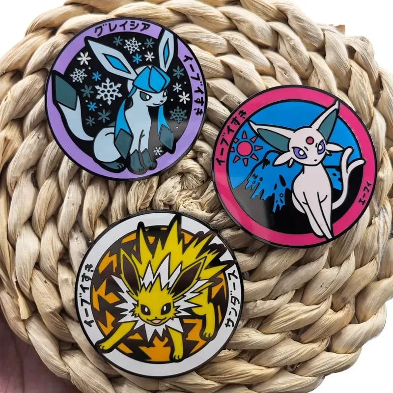 Pokemon Enamel Pin Lapel Pins for Backpacks Brooches Iron Badges Fashion Brooch for Clothes Jewelry Gifts Friends — image 4
