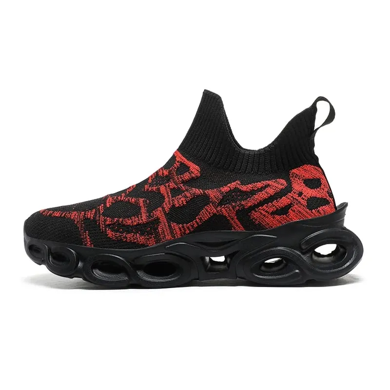 Blade Sneakers Summer New Men's Shoes Resilient Breathable Flying Woven Socks Shoes All Sports Casual Slip-on Loafers Men — image 11