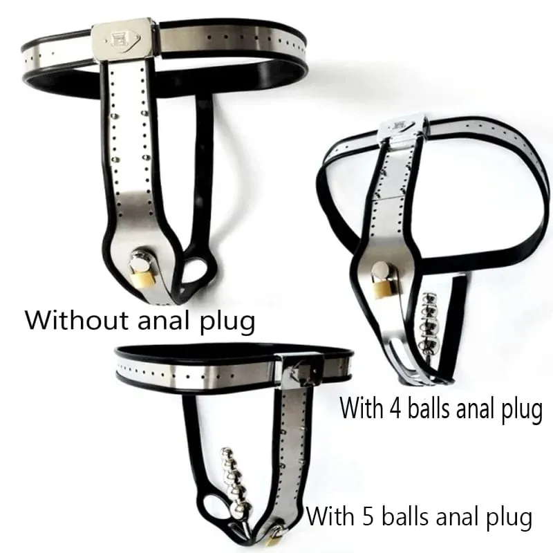 Female Stainless Steel Chastity Belt BDSM Bondage Adjustable Chastity Underwear Sex Toys for Woman Lockable Device Adult Product — image 3