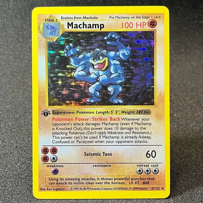PKM Foil Cards Charizard Blastoise Venusaur Alakazam Mewtwo Zapdos Raichu 1996 1st Edition Game Collection PTCG Proxy Cards — image 23