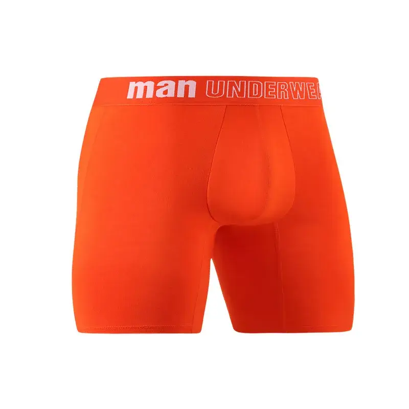 4pcs Men's Boxer Underwear Bamboo Fiber Boxers Soft Long Panties Shorts Mens Cotton Plus 7XL Cueca Boxer Masculino Calzoncillos — image 4