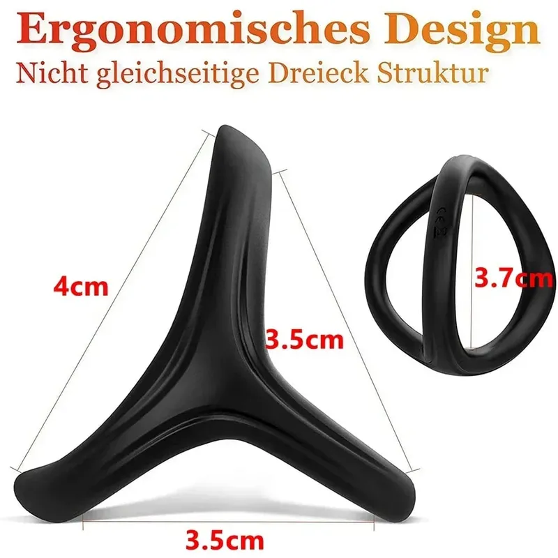 Silicone Cock Penis Penis Rings Erection Semen Lock Enhancing Long Lasting Delay Ejaculation Adult Sex Toys for Men Couples 18+ — image 3