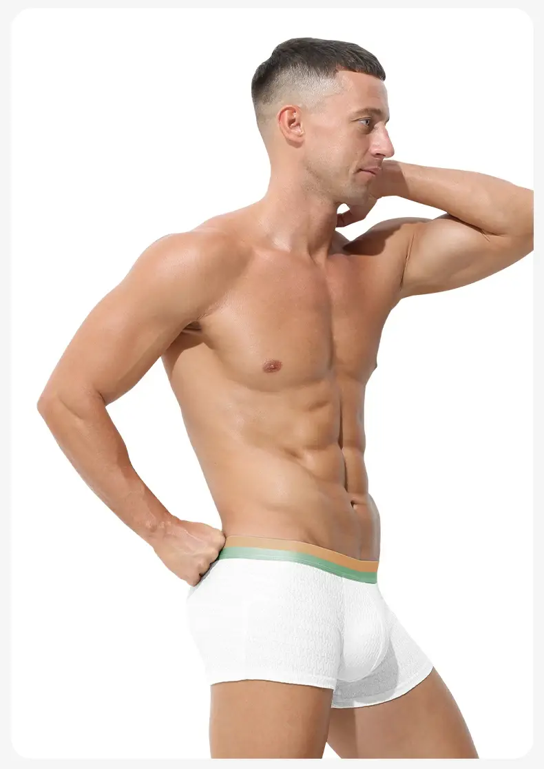 Men's cotton underwear men's boxers summer thin trend boys sports boxers antibacterial boxers