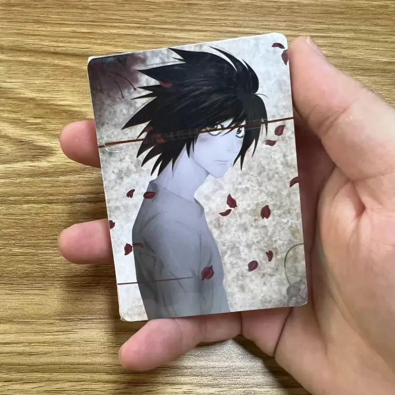 54pcs Cards Anime Death Note Poker Toy Yagami Light Cosplay Board Game Cards Hardcover Collection Box — image 4