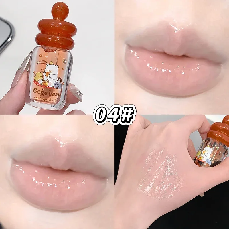 Lips Care Plant Essence Transparent Gloss Lip Oil Plump Moisturizing Lip Balm Exfoliating Fruit Flavor Lip Gloss Beauty Cosmetic — image 11