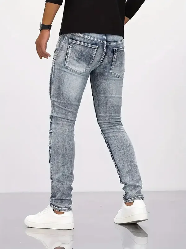 2025 New Motopants leisure motorcycle jeans riding trousers off-road motocross riding pants zipper design Multiple pockets — image 10