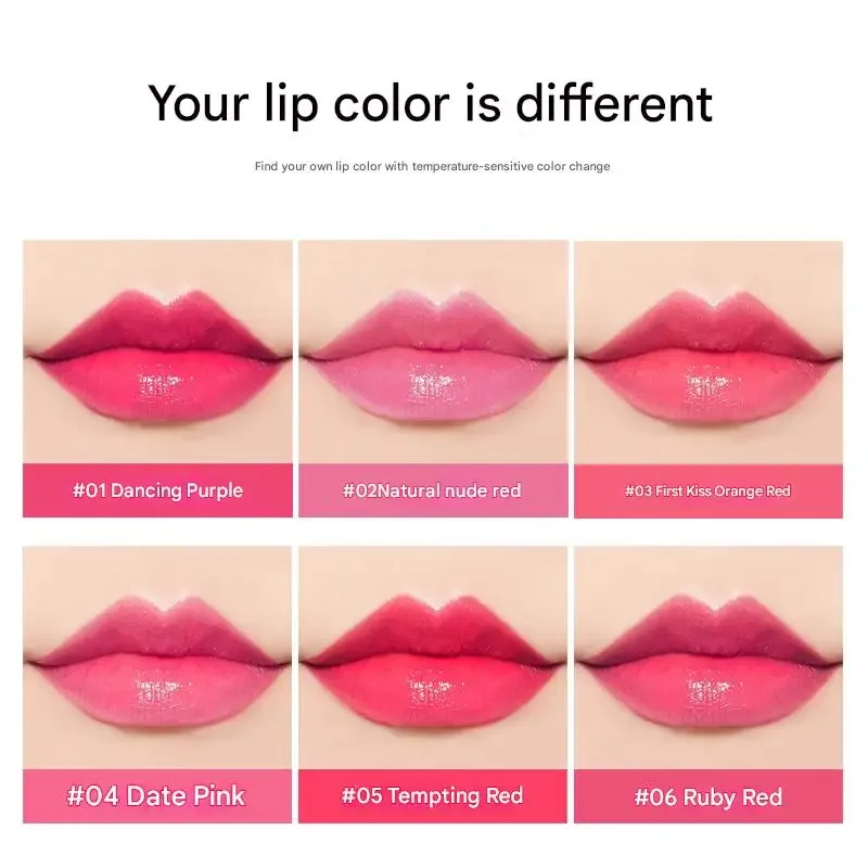 7 Color Mood Changing Lip Balm Natural Aloe Vera Long Lasting Moisturizing Lipstick for Women Color-Shifting Makeup — image 5