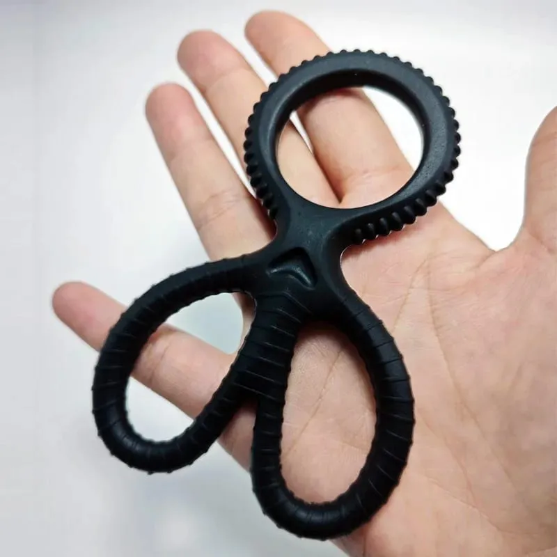Newest Cock Rings Luminous Durable Reusable Silicone Penis Enlargement Sex Toys for 18+ Male Delay Ejaculation Scrotum Lock Ring — image 15