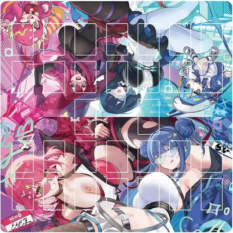 60x60CM Custom Design Yugioh Cards Playmat Yu-Gi-Oh! Sky Striker Ace Waterproof Two-Player Battle Table Games Mat Pad