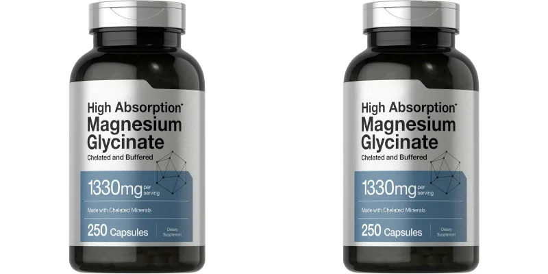 Magnesium Glycinate 1330mg (Elemental Magnesium) 250 Kapslar Kelaterade buffrade mineraler Icke-GMO glutenfritt kosttillskott — image 8