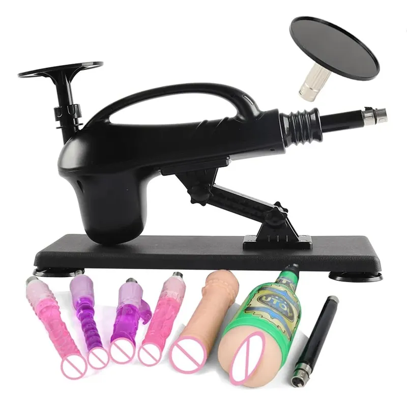 Portable Automatic Masturbation Machine for Women with Big Dildo Men's Sex Toy Pumping Gun for Couples — image 20